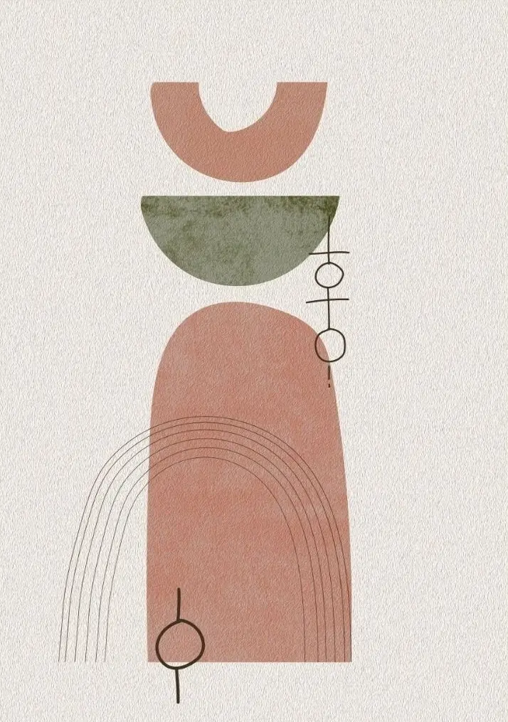 Illustration symbolisant l'équilibre intérieur, l'harmonie émotionnelle et le recentrage de la personne.